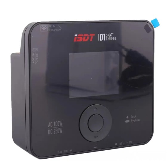 Hot Sales ISDT D1 Dual-mode Balanced Charger DC250W/AC100W1-6s Aeromodelling Lithium Battery Charger 10A Charger